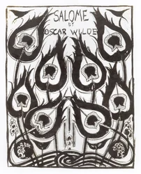 Esboço original para a capa de &39;Salomé&39; de Oscar Wilde (1854-1900) c.1894 (tinta sobre papel)